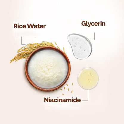 Mamaearth Rice Face Wash: Rice Water & Niacinamide, 100 ml