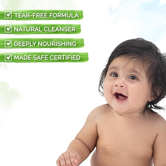 Mamaearth Deeply Nourishing Body Wash For Babies - 400ml | Infused with Coconut Oil,