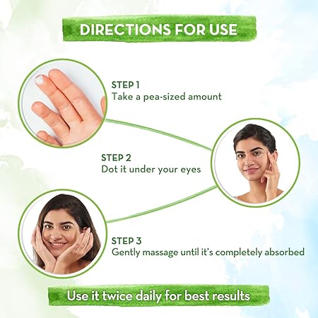 Mamaearth Vitamin C Daily Under Eye Cream: Vitamin C & Turmeric, 20 g