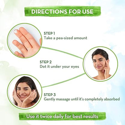 Mamaearth Vitamin C Daily Under Eye Cream: Vitamin C & Turmeric, 20 g