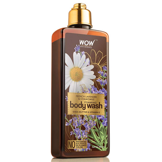 WOW Lavender Chamomile Foaming Body Wash: 250