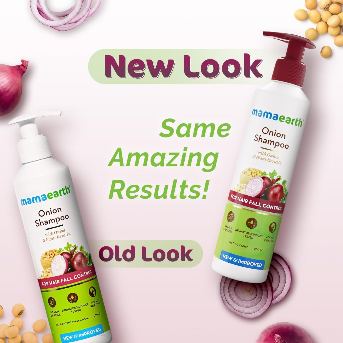 Mamaearth Onion Shampoo: 250 ml
