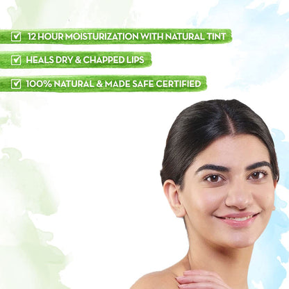 Mamaearth 100% Natural Lip Balm for Women: Cherry, 2 g
