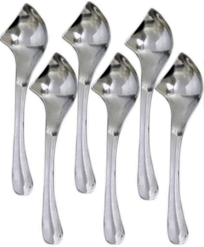 iKonbi Lotus Ice Cream Cups/Soup Bowls with Spoons and Scoop Set of 13 6 Cups, 6 Spoons, 1 Scoop