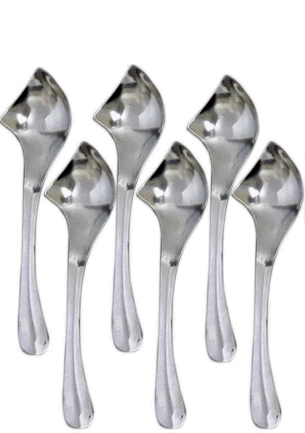 iKonbi Set of 13-6 Maroon Cup, 6 Spoon, 1 Scoop