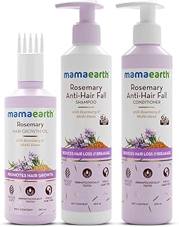 Mamaearth Rosemary Hair Fall Control Kit - 650 ml
