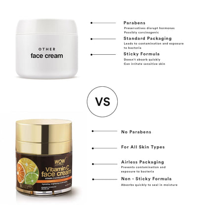 WOW Vitamin C Moisturizer Face Cream: 50 ml