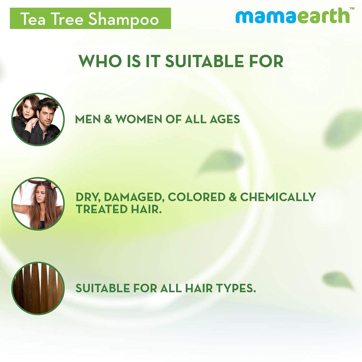 Mamaearth Tea Tree Anti Dandruff Shampoo: Tea Tree & Ginger Oil, 250 ml