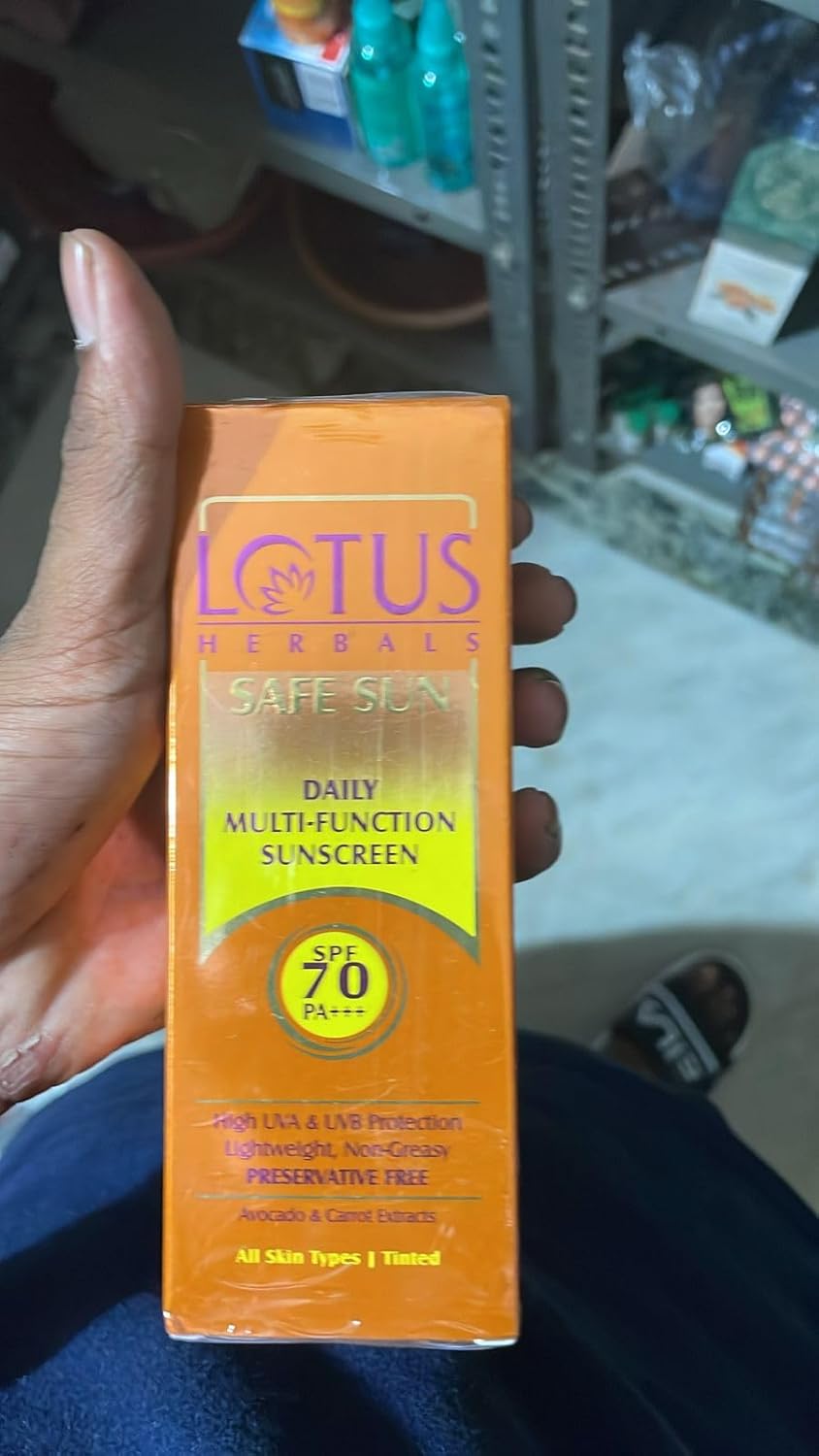 Lotus Daily Multi-function Sunblock: SPF 70 PA+++,