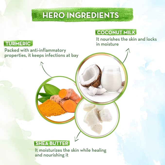 Mamaearth Coco Soft Shampoo: Coconut Milk & Turmeric, 400 ml