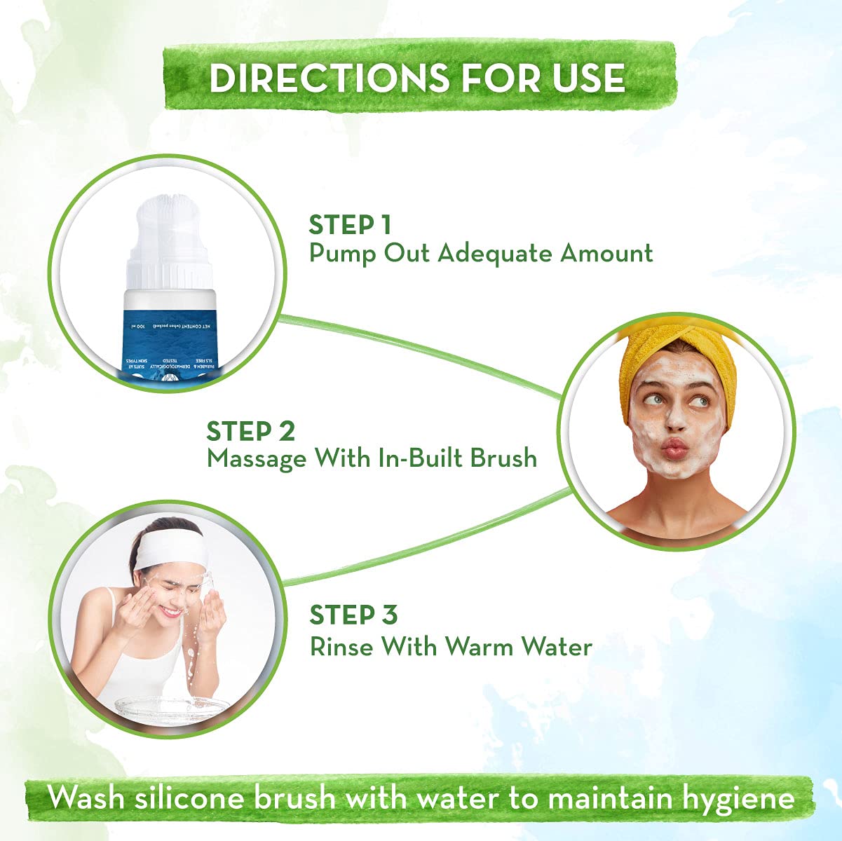 Mamaearth Aqua Glow Face Wash: Himalayan Thermal Water & Hyaluronic Acid, 100 ml