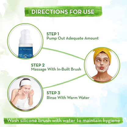 Mamaearth Aqua Glow Face Wash: Himalayan Thermal Water & Hyaluronic Acid, 100 ml