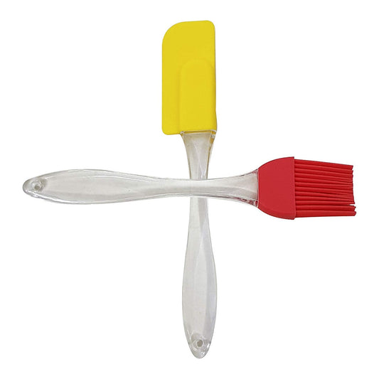 iKonbi Silicone Spatula & Brush Set Pastry Brush Set for Cake Mixer, Decorating, Cooking,