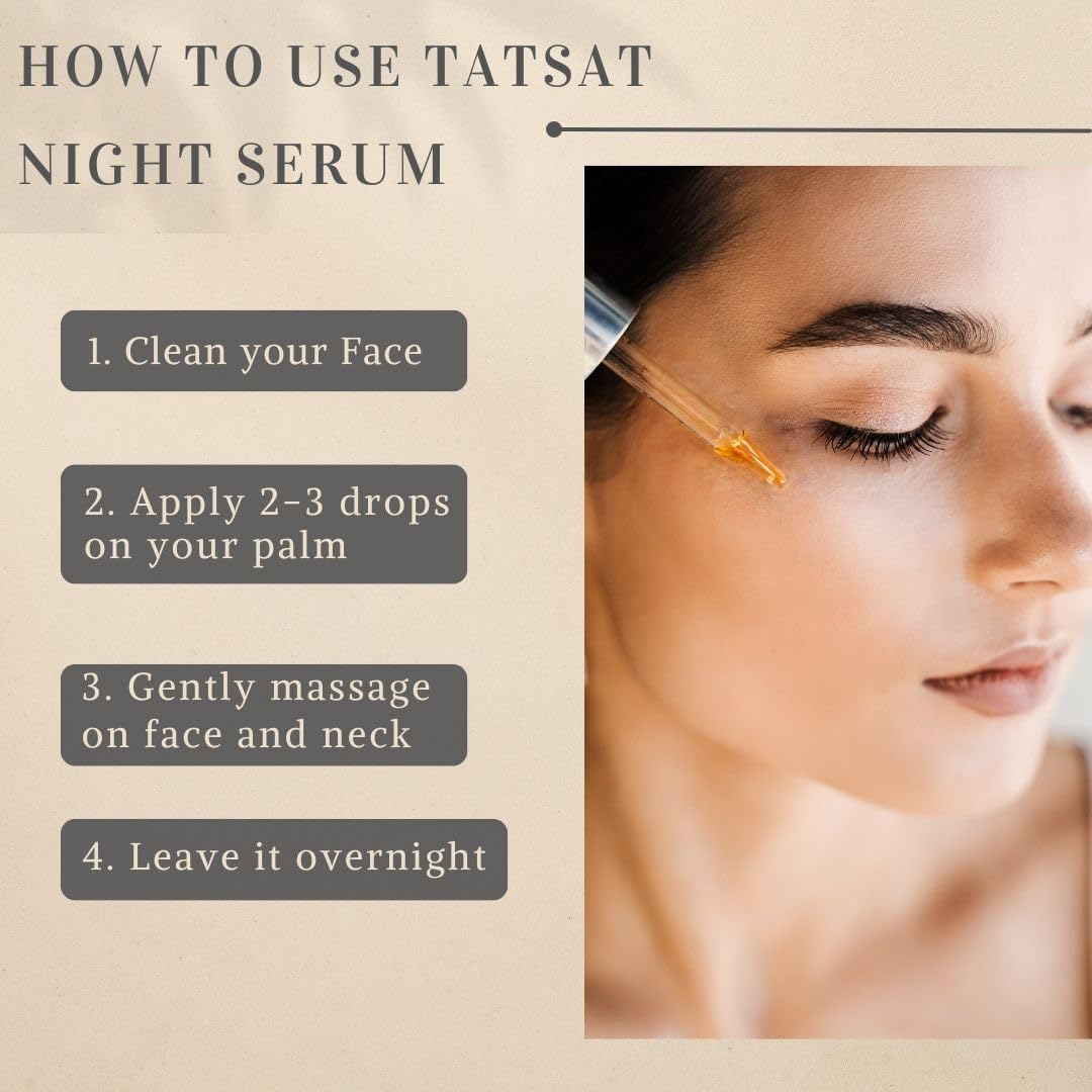 TATSAT Ayurvedic Kumkumadi Face Serum: 10 ml
