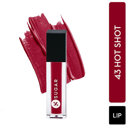 SUGAR Smudge Me Not Liquid Mini Lipstick: 43 Hot
