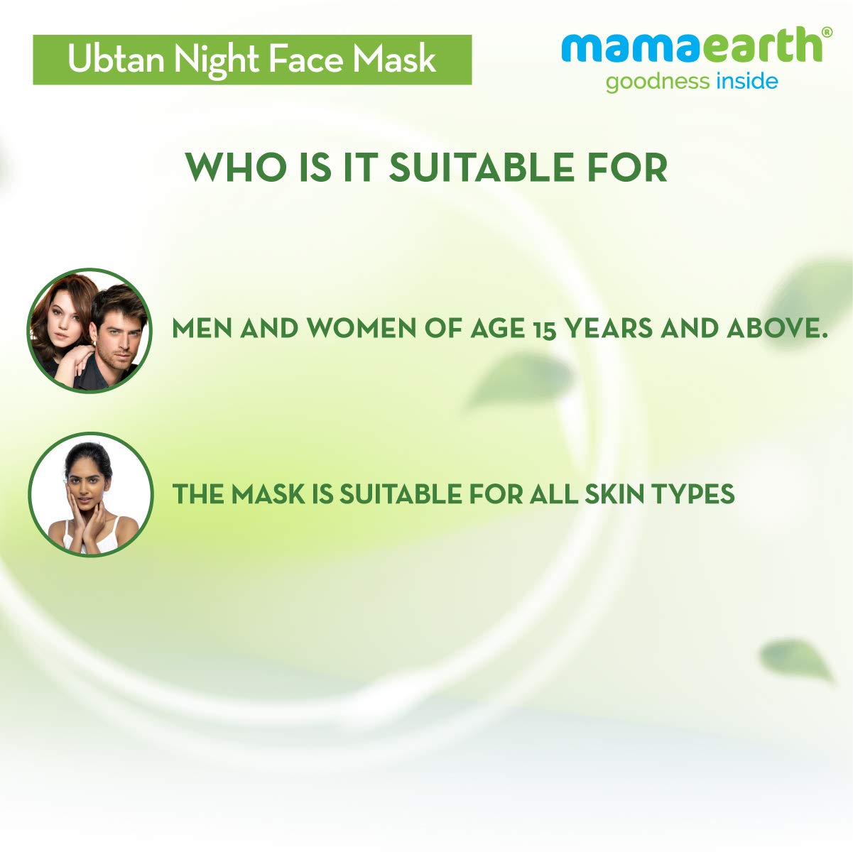 Mamaearth Ubtan Night Sleep Face Mask: Turmeric & Niacinamide, 100 g