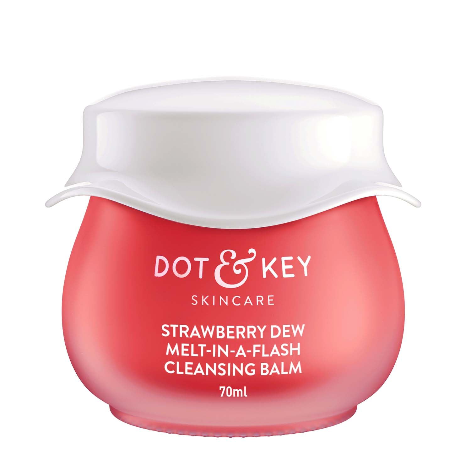 Dot & Key Strawberry Dew Melt-in-a-Flash Cleansing Balm - 70ml | Gentle, Hydrating, Makeup