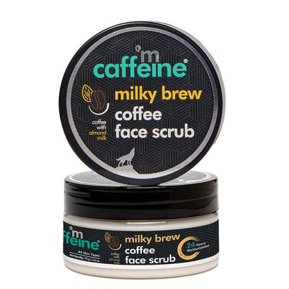 mCaffeine Latte Face Scrub: Coffee, Almond Milk, 75 g