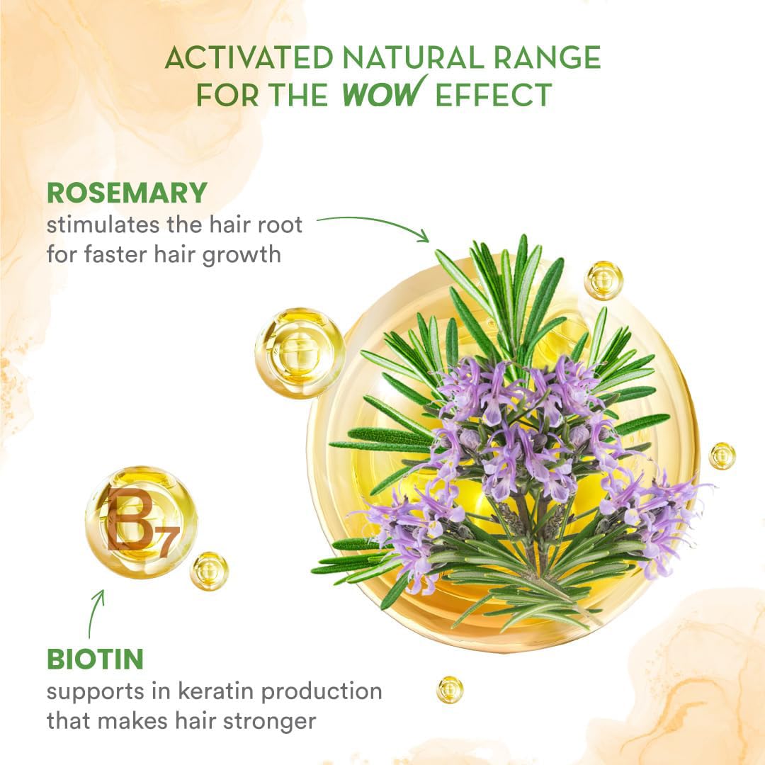 WOW Rosemary Biotin Hair Oil: 6.8 oz
