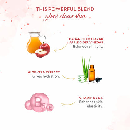 WOW Apple Cider Vinegar Face Wash: Pack of 2, 100 ml each