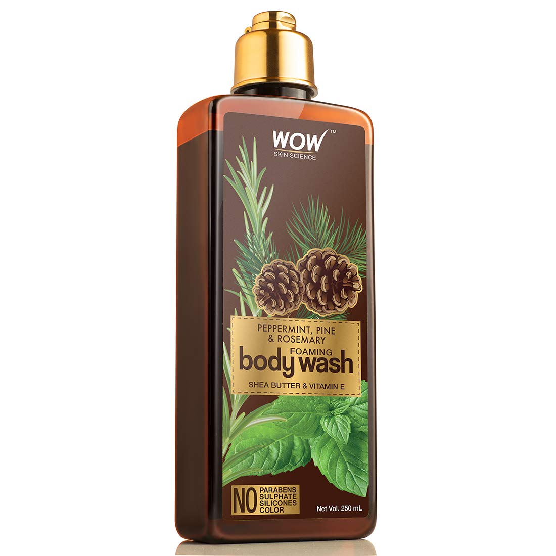WOW Peppermint Foaming BodyWash: 250