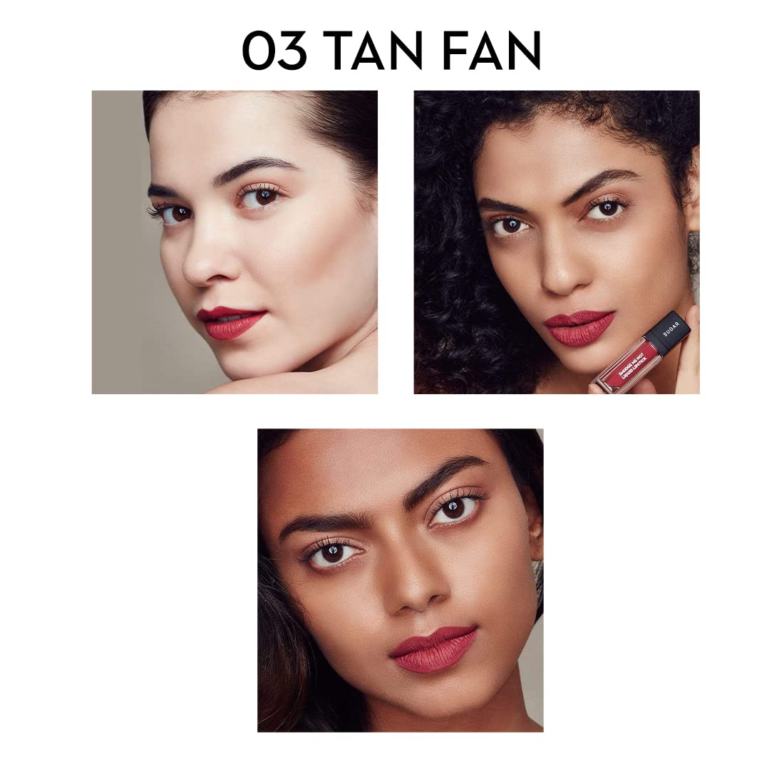 SUGAR Cosmetics Lip Balm & Mini Liquid Lipstick: 01 Mojito & 03 Tan Fan, Pack of 2