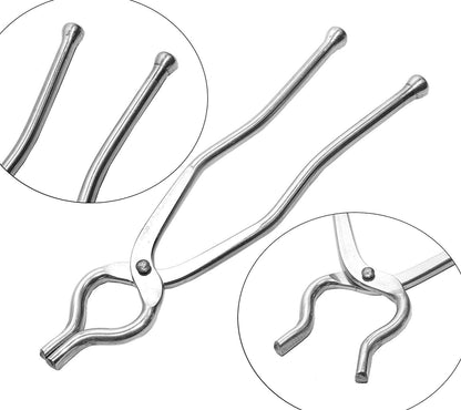 iKonbi Stainless Steel Sansi/pakkad/Sandasi/pincer/chimta/Tongs/Utensil Holder