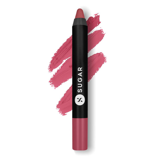 SUGAR Cosmetics Matte As Hell Crayon Lipstick: 18 Rosalind (Nude