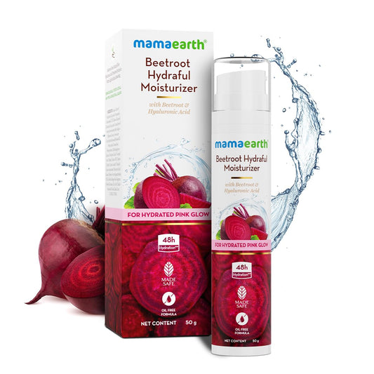 Mamaearth Beetroot Hydraful Moisturizer Lotion: 50 ml