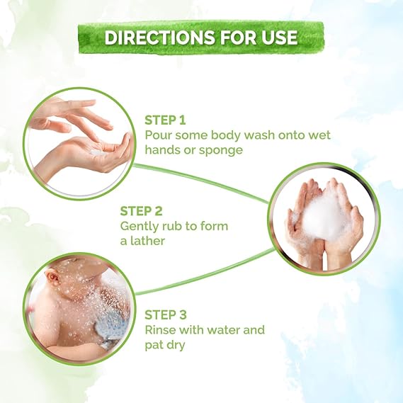 Mamaearth Deeply Nourishing Body Wash For Babies - 400ml | Infused with Coconut Oil,