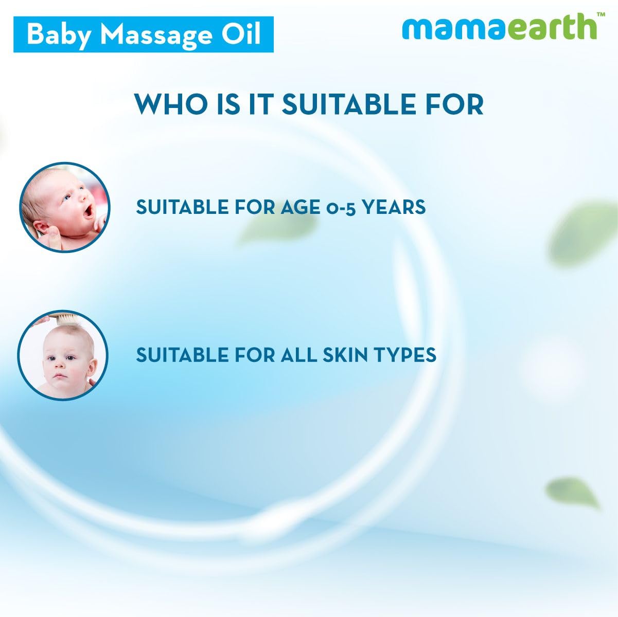 Mamaearth Soothing Baby Massage Oil: Sesame, Almond & Jojoba Oil, 200 ml