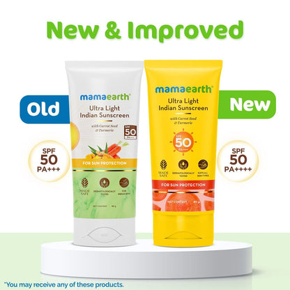 Mamaearth Ultra Light Sunscreen Lotion: 80 ml