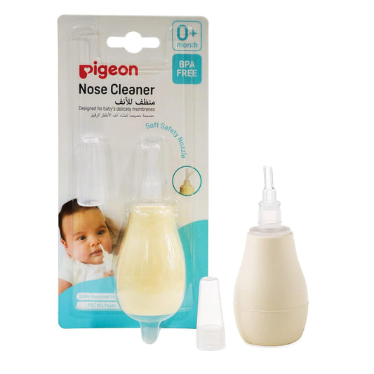Baby Nose Cleaners Aspirator for Removes Nasal Congestion Kit & Care by Pigeon