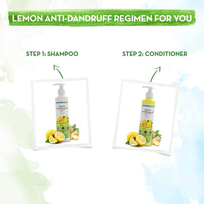 Mamaearth Lemon Anti-Dandruff Conditioner: Lemon & Ginger, 250 ml