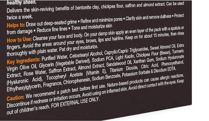 WOW Skin Science Ubtan Skincare Kit: Face Wash + Face & Body Pack, 300 ml