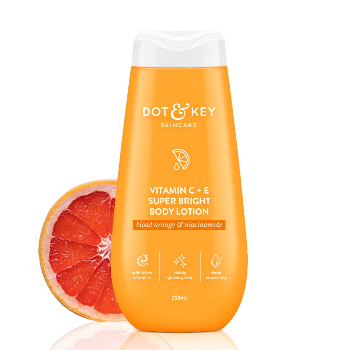 Dot & Key Vitamin C + E Super Bright BodyLotion for Deep Nourishing & Visibly Glowing Skin