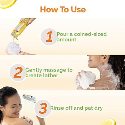 Mamaearth Vitamin C Moisturizing Body Wash: Lemon Scent, 275 ml