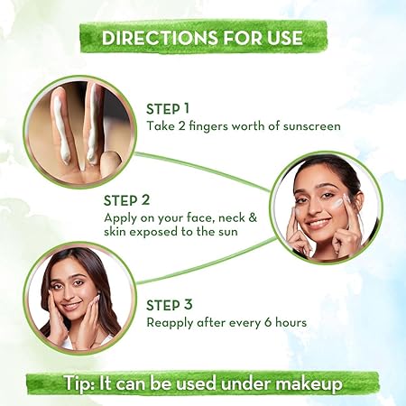 Mamaearth Rice Water Dewy Sunscreen: SPF 50 PA++++, 80 g