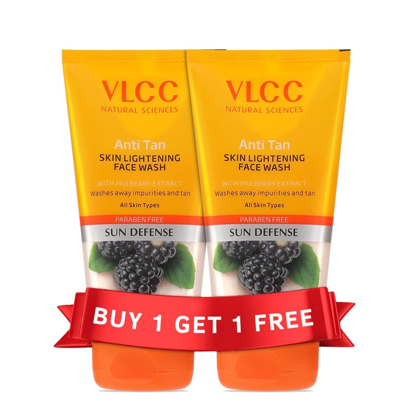 VLCC Anti Tan Skin Lightening Face Wash Combo: 150ml, Pack of
