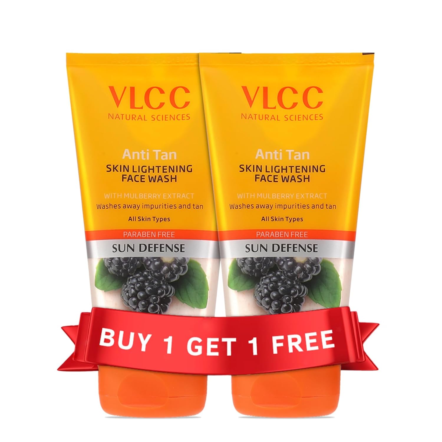 VLCC Anti Tan Skin Lightening Face Wash Combo: 150ml, Pack of