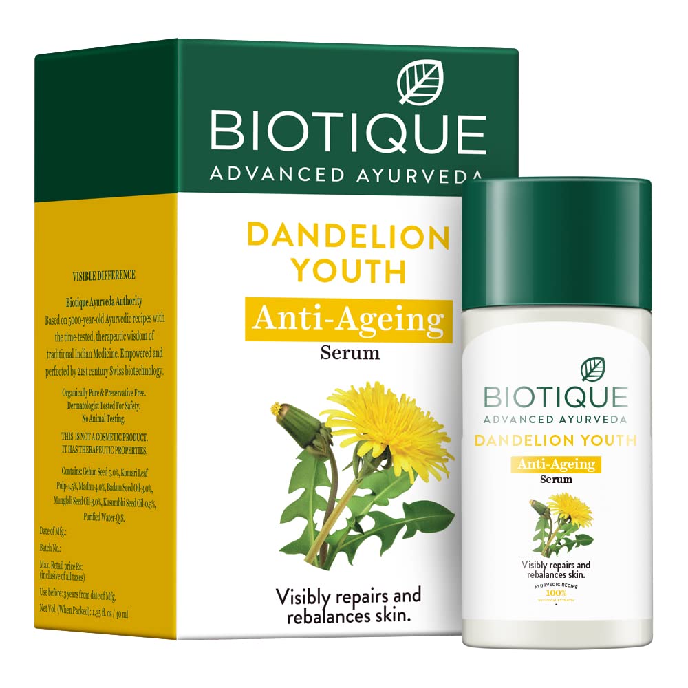 Biotique Bio Dandelion Ageless Lightening Serum For All Skin Types 190ml [Misc.] by Biotiq