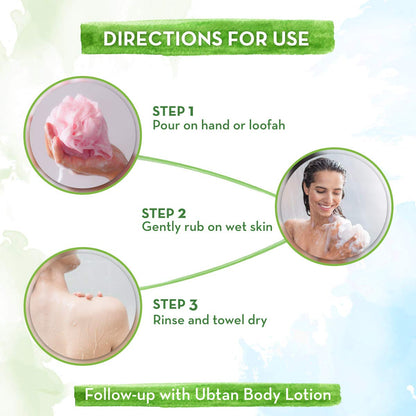 Mamaearth Ubtan Body Wash: Turmeric & Saffron, 300 ml