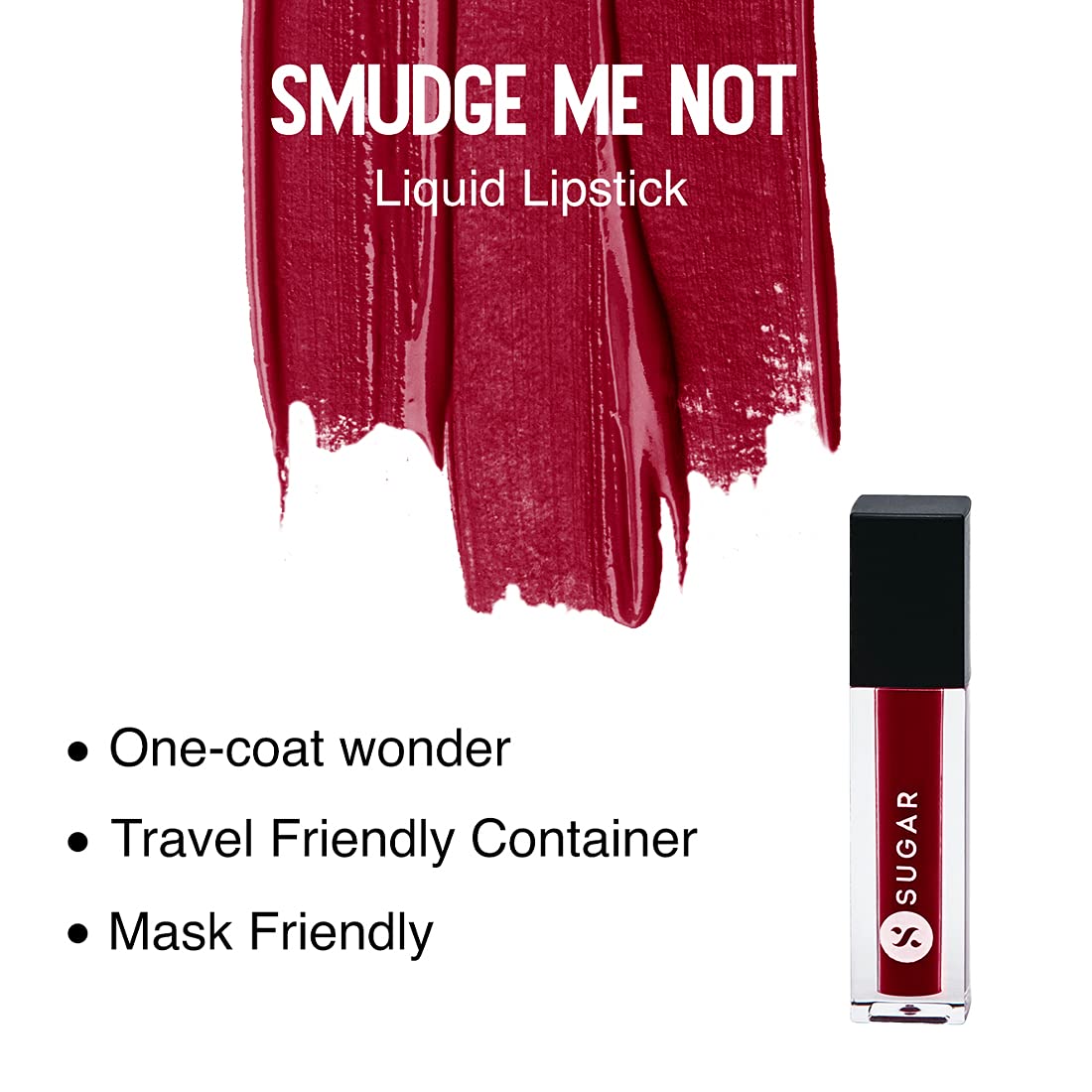 SUGAR Smudge Me Not Liquid Mini Lipstick: 43 Hot Shot