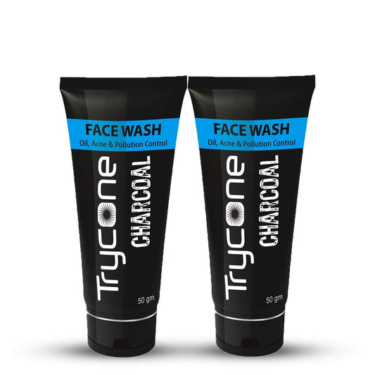Trycone Activated Charcoal FaceWash (Anti Acne FaceWash, Oil & Pollution Control FaceWash)