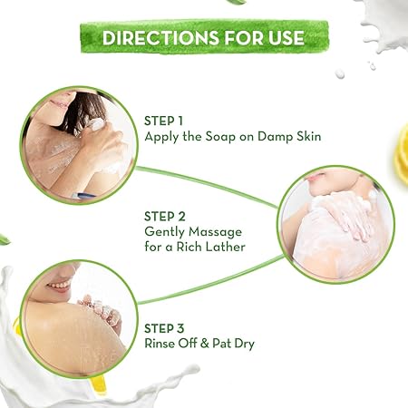 Mamaearth Vitamin C Moisturizing Lotion Soap(Value Pack of 4) - 125 g X 4 Units
