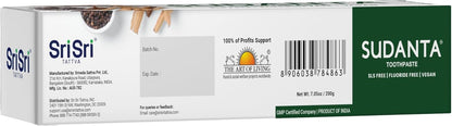 Sudanta Herbal Toothpaste: 100 g