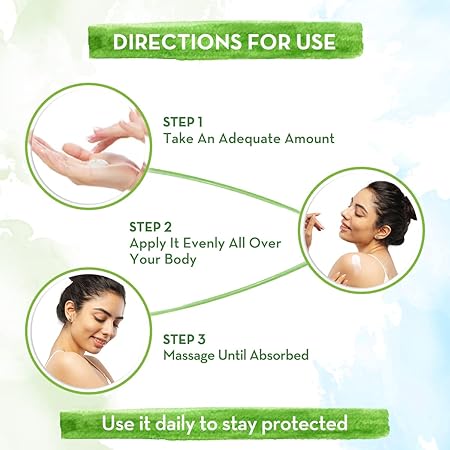 Mamaearth Aloe Vera Sunscreen Body Lotion: SPF 30, Aloe Vera & Ashwagandha, Pack of 2, 300 ml each