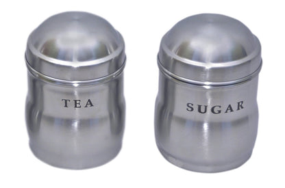 iKonbi Set of 2 Tea and Sugar Maharaja canisters