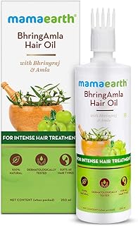 Mamaearth Bhring Amla HairOil With Bhringraj & Amla, 250ml