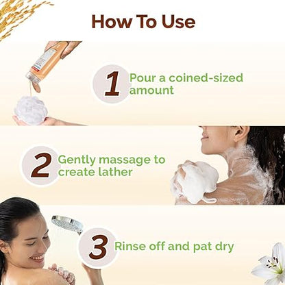 Mamaearth Rice Water Moisturizing Body Wash: 275 ml